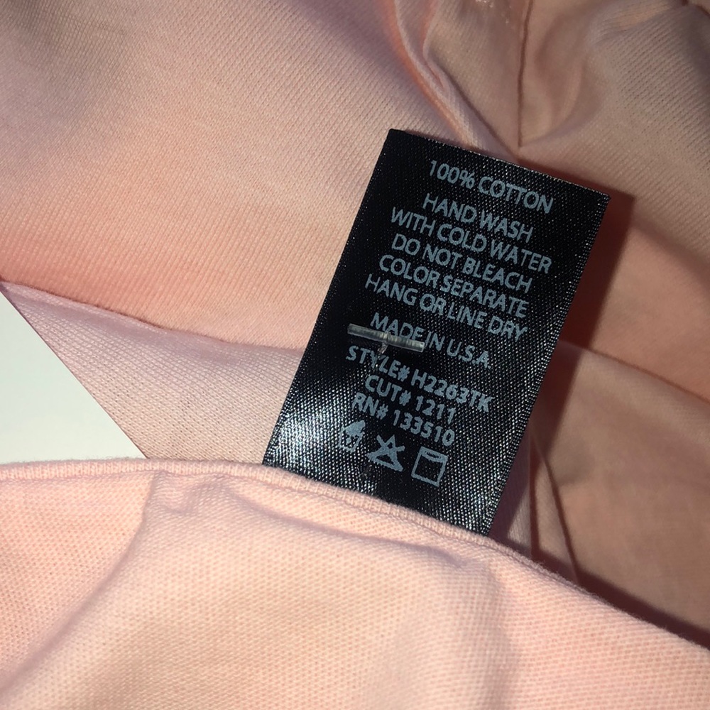 Trendy Sunday Funday Tee Crew neck casual Chic printed tee pink New with tag - Picture 7 of 10